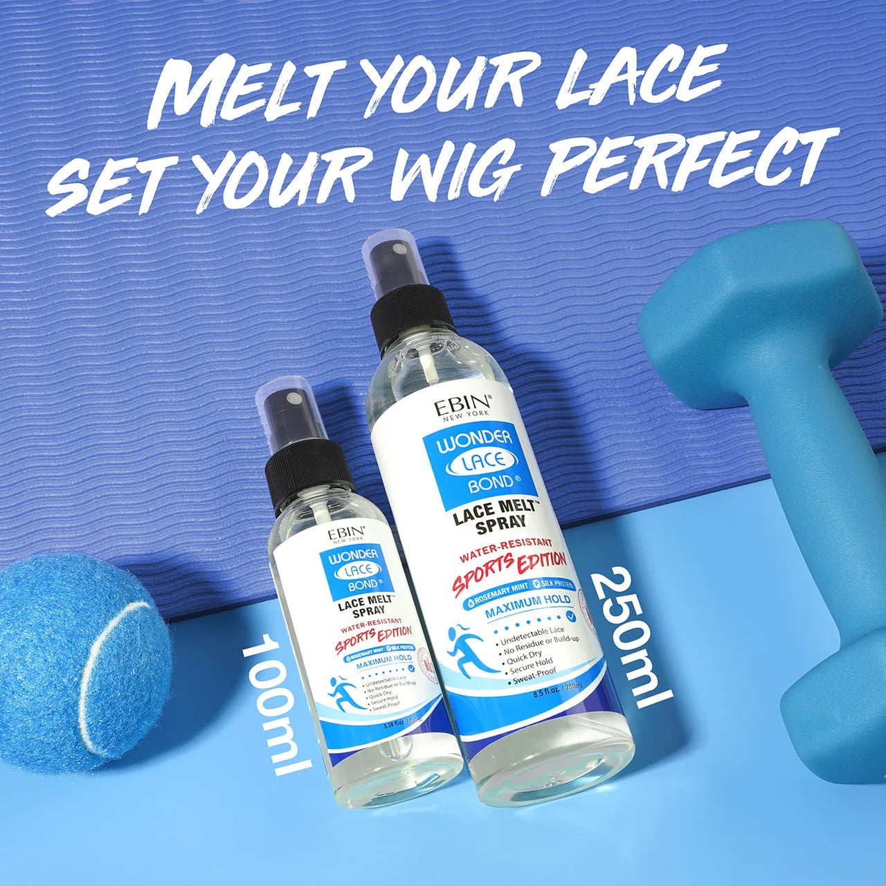 Ebin New York Sports Edition Lace Melt Spray